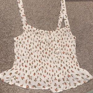 floral tank top